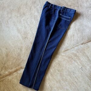 Vintage Sears Denim Jeans Women 8/10 High Rise Wide Leg Side Stripe Retro Skater